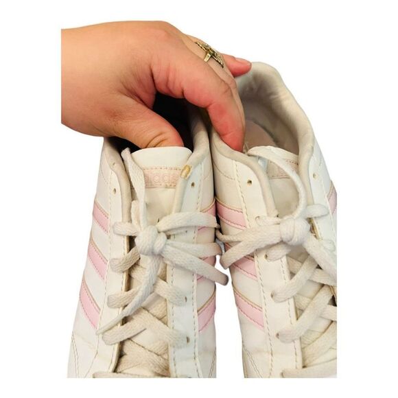 Adidas Ortholite Float Shoes in White and Pink size 8 1/2 leather sneakers - Picture 3 of 14